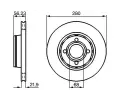 BOSCH Brzdov kotou - 280 mm BO 0986478128, 0 986 478 128