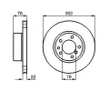 BOSCH Brzdov kotou - 302 mm BO 0986478318, 0 986 478 318