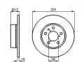 BOSCH Brzdov kotou - 252 mm BO 0986478341, 0 986 478 341