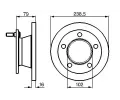 Brzdov kotou BOSCH ‐ BO 0986478357