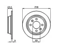 Brzdov kotou BOSCH ‐ BO 0986478374