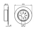 BOSCH Brzdov kotou - 270 mm BO 0986478420, 0 986 478 420