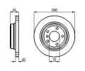 BOSCH Brzdov kotou - 298 mm BO 0986478426, 0 986 478 426