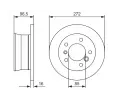 BOSCH Brzdov kotou - 271 mm BO 0986478433, 0 986 478 433