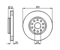 Brzdov kotou BOSCH ‐ BO 0986478460