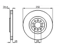 BOSCH Brzdov kotou - 312 mm BO 0986478467, 0 986 478 467