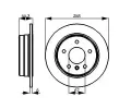 BOSCH Brzdov kotou - 258 mm BO 0986478475, 0 986 478 475