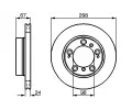 BOSCH Brzdov kotou - 298 mm BO 0986478477, 0 986 478 477