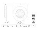 BOSCH Brzdov kotou - 286 mm BO 0986478513, 0 986 478 513