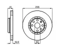 Brzdov kotou BOSCH ‐ BO 0986478535