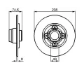 BOSCH Brzdov kotou - 238 mm ‐ BO 0986478557