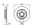 BOSCH Brzdov kotou - 294 mm BO 0986478569, 0 986 478 569