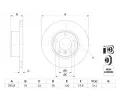 BOSCH Brzdov kotou - 296 mm BO 0986478848, 0 986 478 848