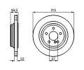 Brzdov kotou BOSCH ‐ BO 0986478966