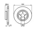 BOSCH Brzdov kotou - 294 mm BO 0986478977, 0 986 478 977