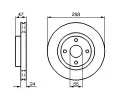 Brzdov kotou BOSCH ‐ BO 0986478989