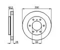 BOSCH Brzdov kotou - 290 mm BO 0986478990, 0 986 478 990