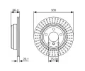 BOSCH Brzdov kotou - 300 mm BO 0986479045, 0 986 479 045