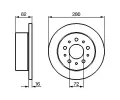 BOSCH Brzdov kotou - 280 mm BO 0986479065, 0 986 479 065