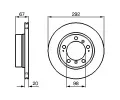 BOSCH Brzdov kotou - 292 mm BO 0986479079, 0 986 479 079