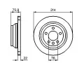 BOSCH Brzdov kotou - 314 mm BO 0986479094, 0 986 479 094