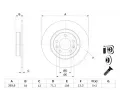 BOSCH Brzdov kotou - 290 mm BO 0986479130, 0 986 479 130