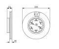 BOSCH Brzdov kotou - 290 mm BO 0986479141, 0 986 479 141