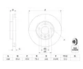 BOSCH Brzdov kotou - 308 mm BO 0986479211, 0 986 479 211