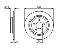 BOSCH Brzdov kotou - 302 mm BO 0986479233, 0 986 479 233