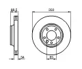 BOSCH Brzdov kotou - 350 mm BO 0986479251, 0 986 479 251