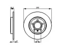 BOSCH Brzdov kotou - 288 mm BO 0986479252, 0 986 479 252