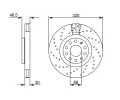 BOSCH Brzdov kotou - 320 mm BO 0986479258, 0 986 479 258