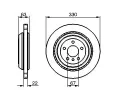 BOSCH Brzdov kotou - 330 mm BO 0986479285, 0 986 479 285