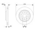 BOSCH Brzdov kotou - 310 mm BO 0986479303, 0 986 479 303