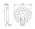 BOSCH Brzdov kotou - 295 mm BO 0986479331, 0 986 479 331