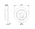 BOSCH Brzdov kotou - 303 mm BO 0986479338, 0 986 479 338