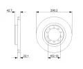 BOSCH Brzdov kotou - 290 mm BO 0986479343, 0 986 479 343