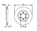 BOSCH Brzdov kotou - 294 mm BO 0986479416, 0 986 479 416