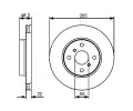 BOSCH Brzdov kotou - 255 mm BO 0986479430, 0 986 479 430