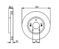 BOSCH Brzdov kotou - 294 mm BO 0986479434, 0 986 479 434