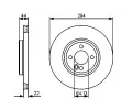 BOSCH Brzdov kotou - 294 mm BO 0986479438, 0 986 479 438