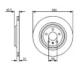 BOSCH Brzdov kotou - 330 mm BO 0986479457, 0 986 479 457