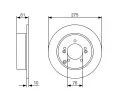 BOSCH Brzdov kotou - 275 mm BO 0986479525, 0 986 479 525