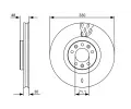 BOSCH Brzdov kotou - 330 mm BO 0986479529, 0 986 479 529