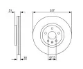 BOSCH Brzdov kotou - 337 mm BO 0986479545, 0 986 479 545