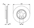 BOSCH Brzdov kotou - 300 mm BO 0986479554, 0 986 479 554