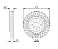 BOSCH Brzdov kotou - 305 mm BO 0986479570, 0 986 479 570