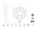 BOSCH Brzdov� kotou� - 330 mm BO 0986479582, 0 986 479 582