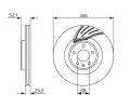 BOSCH Brzdov kotou - 345 mm BO 0986479590, 0 986 479 590