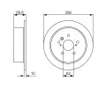 BOSCH Brzdov kotou - 288 mm BO 0986479614, 0 986 479 614